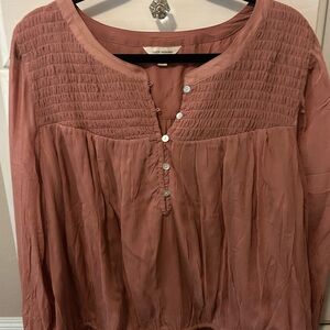 Lucky Brand Women's Pink Top